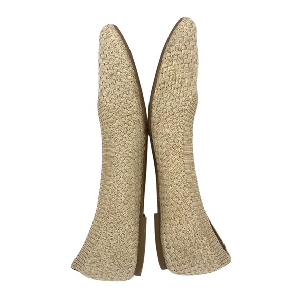 Seychelles Knit Ballet Flats Nesta womens 6.5 Memory Foam Insole Cream - Picture 7 of 10